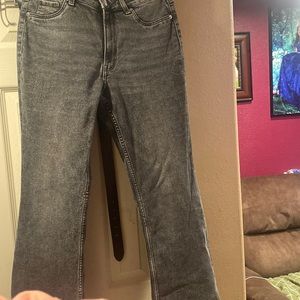 Used once , faded black jeans from Q.